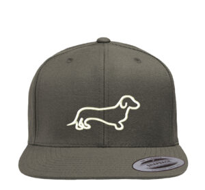 Bátor tacskó (fehér) - Classic Snapback