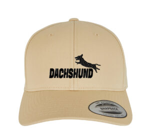 Dachshund (fekete) - Curved Classic Snapback