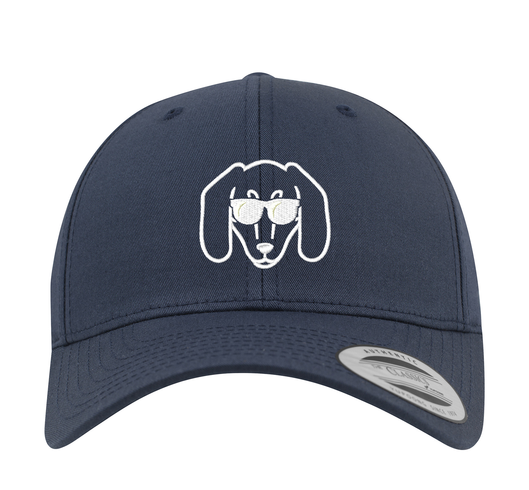 Curved Classic navy kék fehér PIMP tacsi