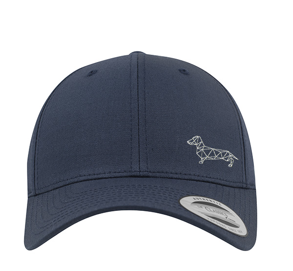 Curved Classic navy kék fehér háromszög tacsi