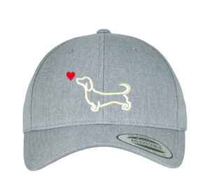 Szerető tacskó (fehér) - Curved Classic Snapback