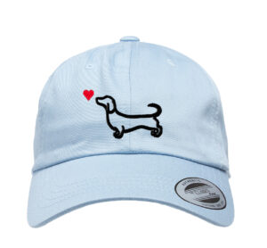 Szerető tacskó (fekete) - Low Profile Cap
