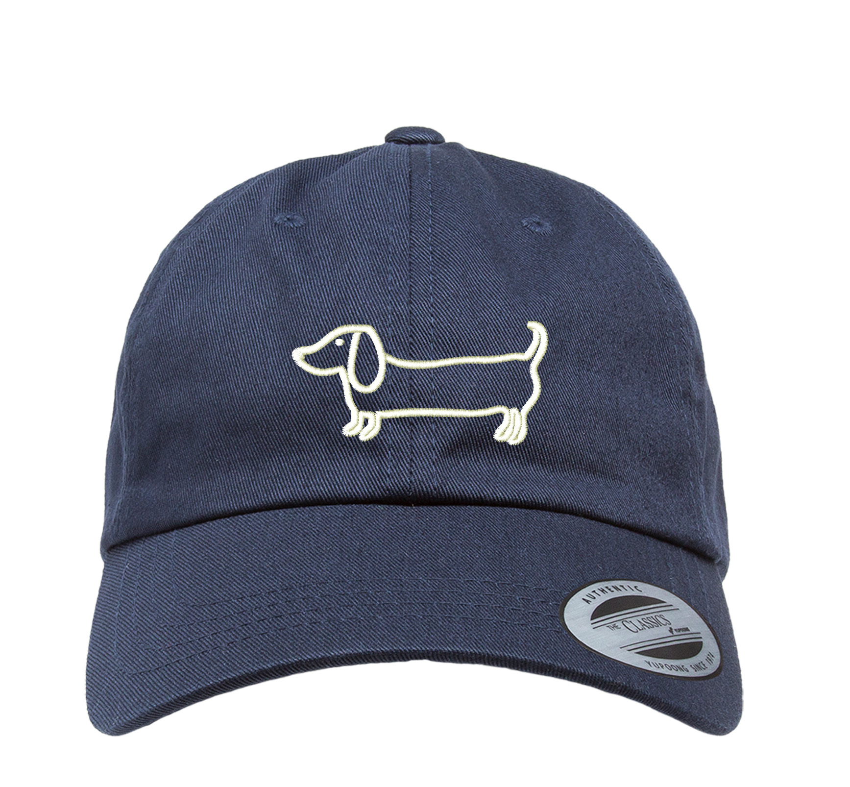 Low Profile Cap navy kék - fehér hurka tacsi