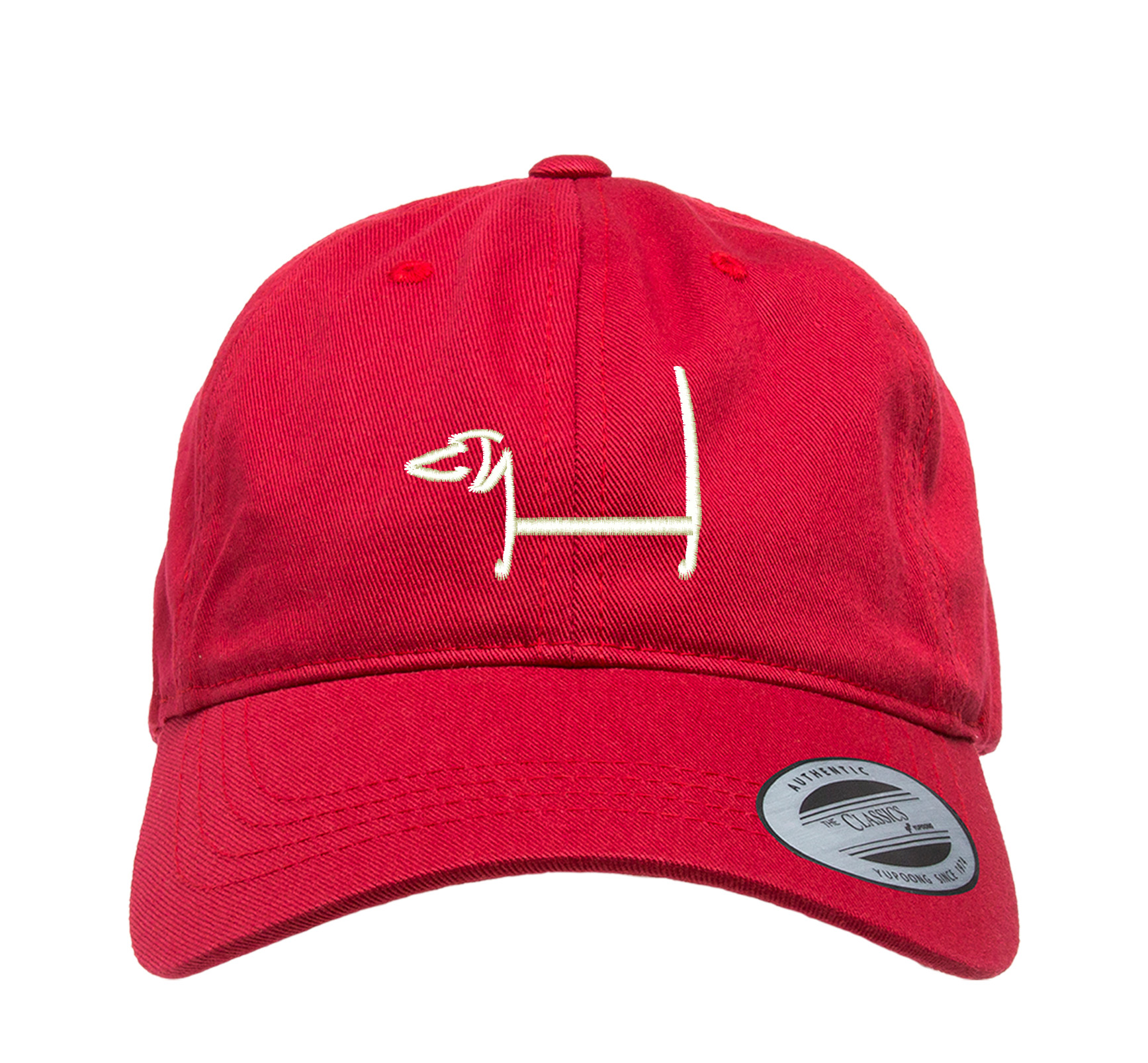 Low Profile Cap piros - fehér Tacsík