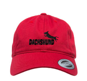 Dachshund (fekete) - Low Profile Cap