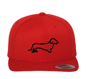 Bátor tacskó (fekete) - Classic Snapback