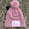 Beware of (rózsaszín) - Pompom beanie