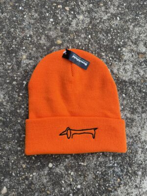 Picasso (fekete) - Beanie (narancssárga)