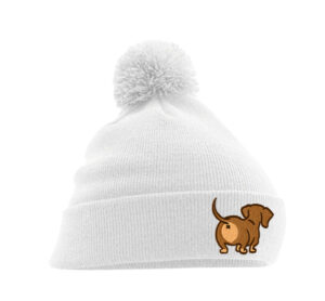 Tacsipopó (barna) - Pompom Beanie