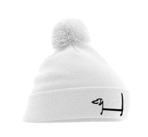 Tacsík (fekete) - Pompom Beanie