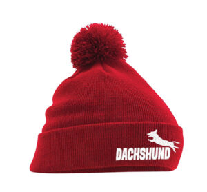 Dachshund (fehér) - Pompom Beanie