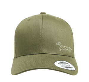 Háromszög tacsi (fehér) - Trucker