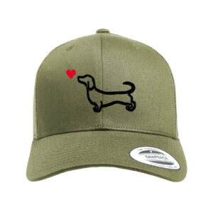 Szerető tacskó (fekete) - Trucker