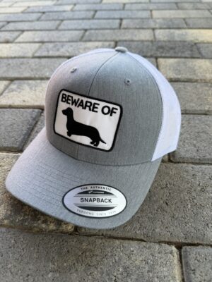 Trucker (szürke-fehér) - Beware of (fekete)