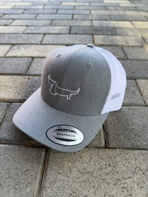 Trucker (szürke-fehér) - Nagyfülű (fehér)