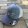 Trucker (hamvas kék) - Bátor tacskó (fehér)